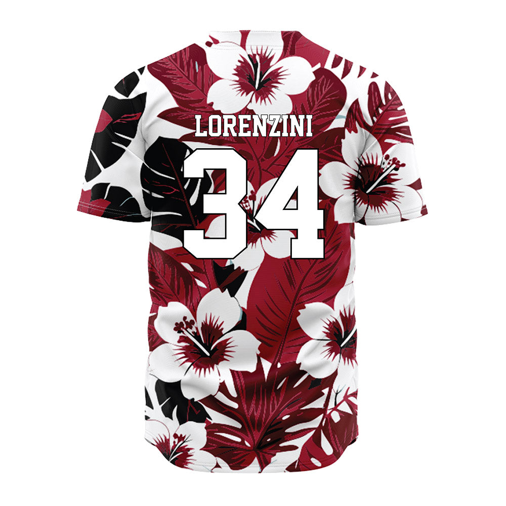 Arkansas - NCAA Baseball : Joey Lorenzini - Aloha Jersey-1