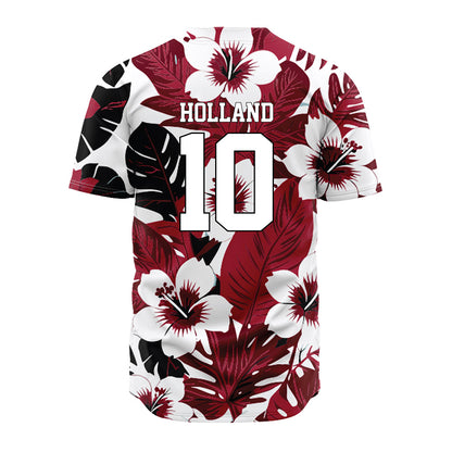 Arkansas - NCAA Baseball : Tyler Holland - Aloha Jersey-1
