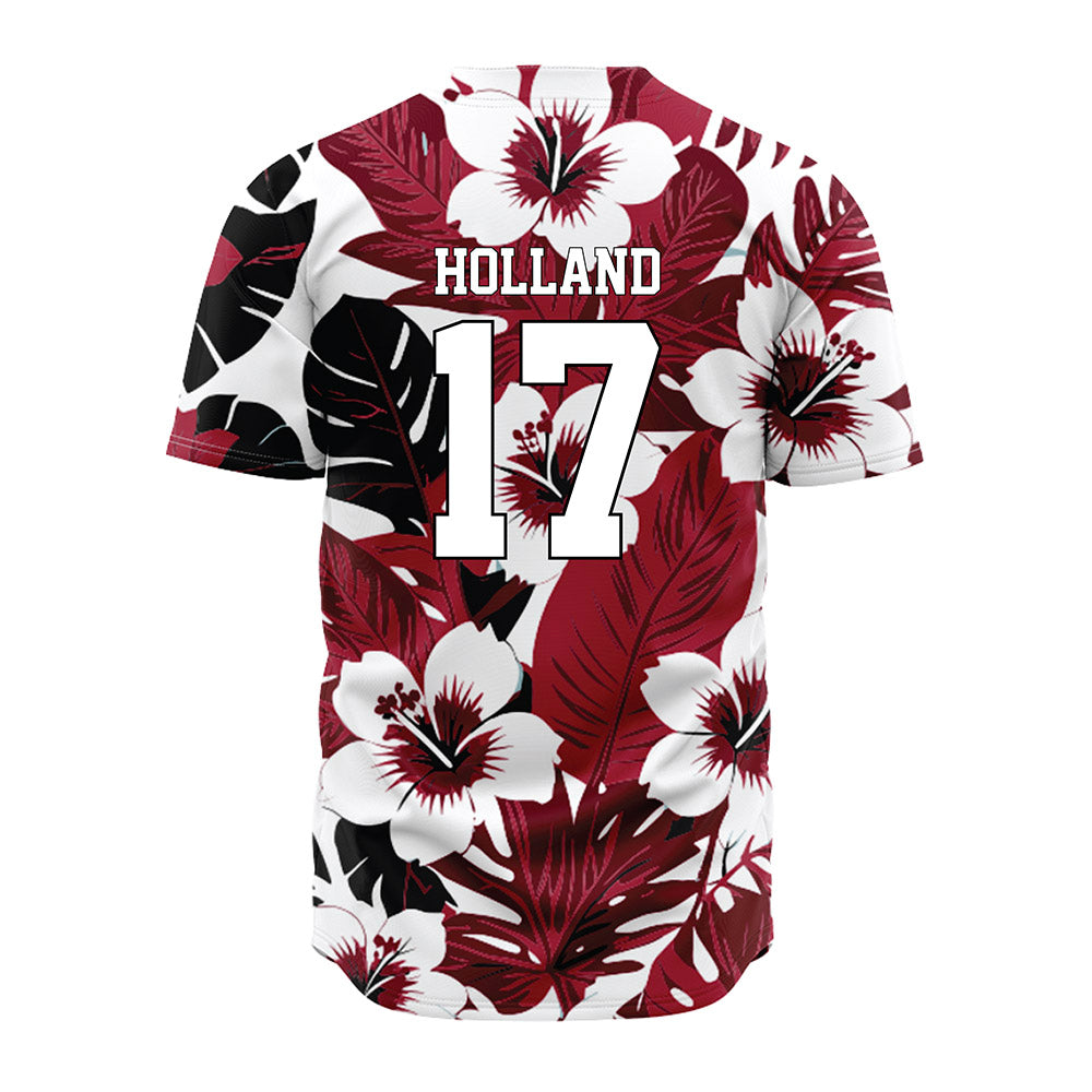 Arkansas - NCAA Baseball : Max Holland - Aloha Jersey-1