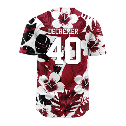 Arkansas - NCAA Baseball : James DeCremer - Aloha Jersey-1