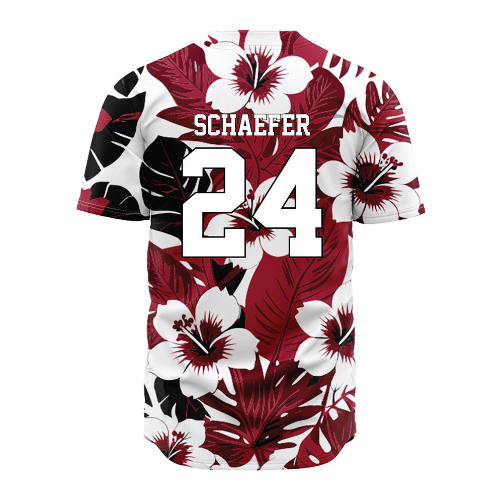 Arkansas - NCAA Baseball : Landon Schaefer - Aloha Jersey-1