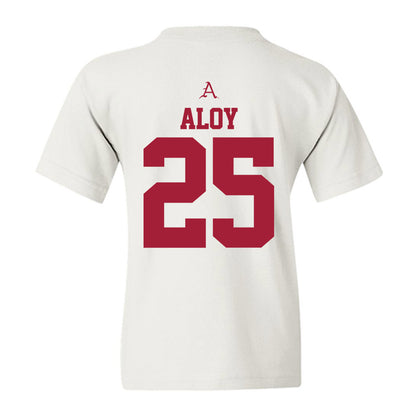 Arkansas - NCAA Baseball : Kuhio Aloy - Youth T-Shirt-1