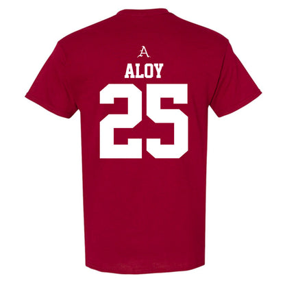 Arkansas - NCAA Baseball : Kuhio Aloy - Classic Fashion Shersey T-Shirt-1