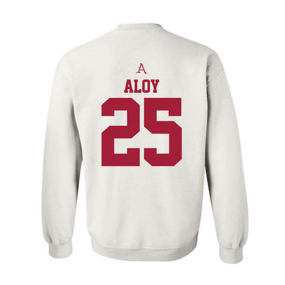 Arkansas - NCAA Baseball : Kuhio Aloy - Classic Fashion Shersey Crewneck Sweatshirt-1