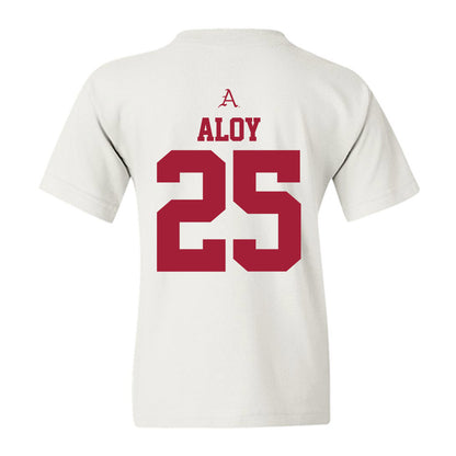 Arkansas - NCAA Baseball : Kuhio Aloy - Classic Fashion Shersey Youth T-Shirt-1