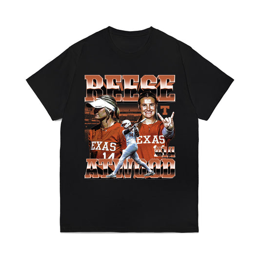 Texas - NCAA Softball : Reese Atwood - Collage Comfort Colors T-Shirt-0