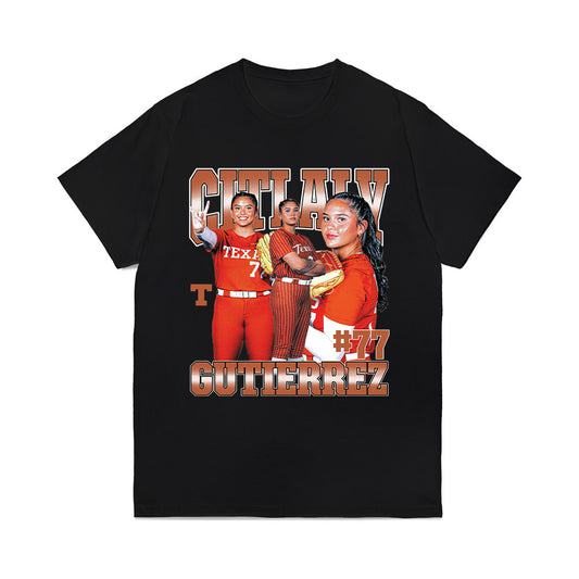 Texas - NCAA Softball : Citlaly Gutierrez - Collage Comfort Colors T-Shirt-0