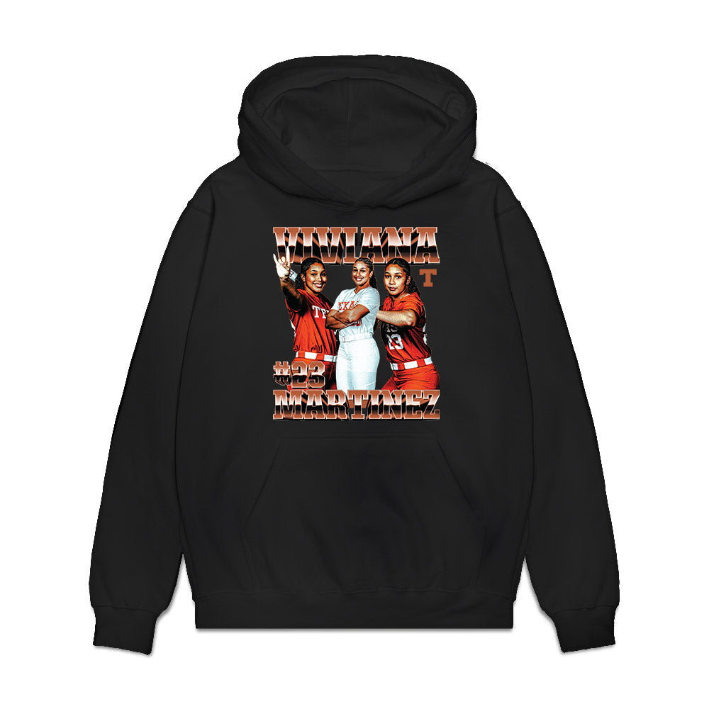 Texas - NCAA Softball : Viviana Martinez - Collage Premium Hooded Sweatshirt-0