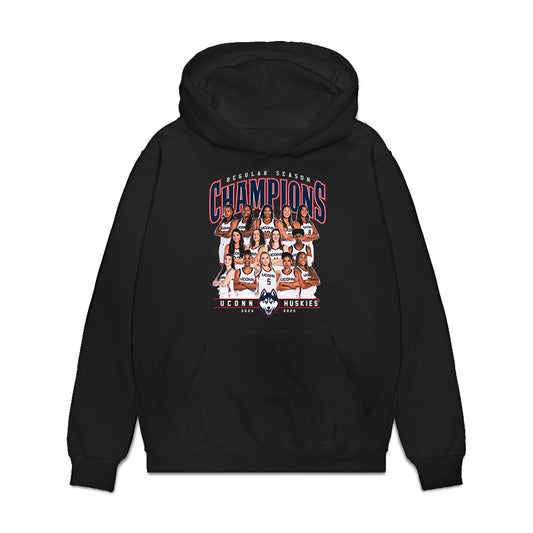 UConn - NCAA Women's Basketball : Team Collage Premium Hooded Sweatshirt-0