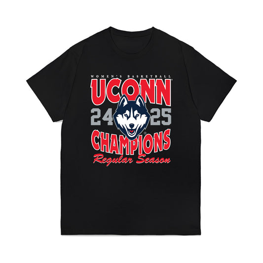 UConn - NCAA Women's Basketball : Azzi Fudd - Regular Season Champs Premium T-Shirt-0