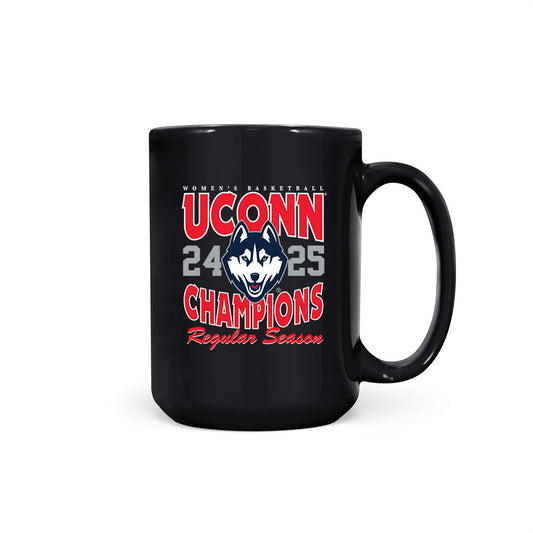 UConn - NCAA Women's Basketball : Caroline Ducharme - Regular Season Champs Coffee Mug-0