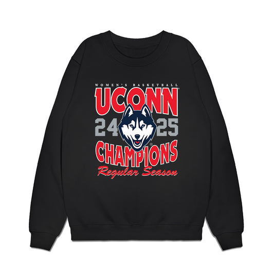 UConn - NCAA Women's Basketball : Jana El Alfy - Regular Season Champs Premium Crewneck Sweatshirt-0