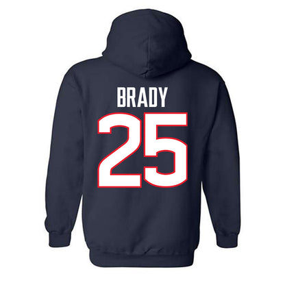 UConn - NCAA Women's Basketball : Ice Brady - Big East Champs Classic Fashion Shersey Hooded Sweatshirt-1