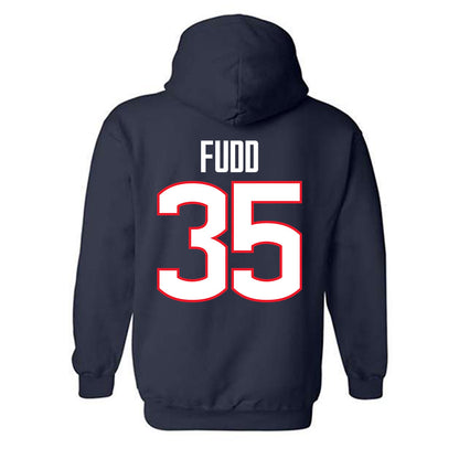 UConn - NCAA Women's Basketball : Azzi Fudd - Big East Champs Classic Fashion Shersey Hooded Sweatshirt-1