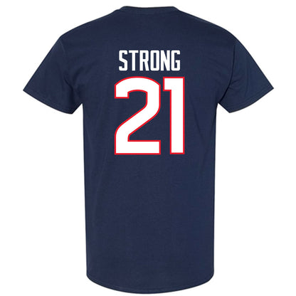 UConn - NCAA Women's Basketball : Sarah Strong - Big East Champs Classic Fashion Shersey T-Shirt-1