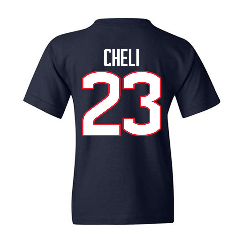 UConn - NCAA Women's Basketball : Morgan Cheli - Big East Champs Classic Fashion Shersey Youth T-Shirt-1
