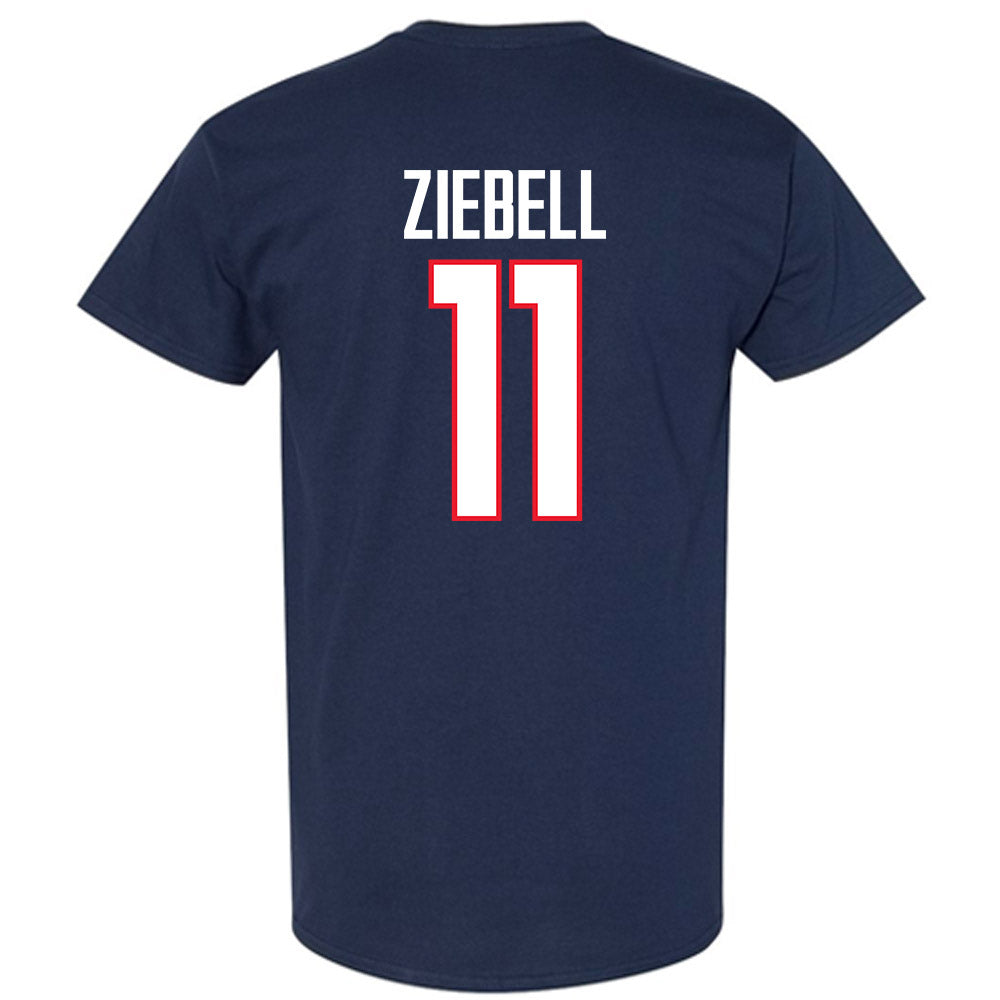 UConn - NCAA Women's Basketball : Allie Ziebell - Big East Champs Classic Fashion Shersey T-Shirt-1