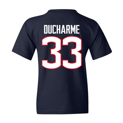 UConn - NCAA Women's Basketball : Caroline Ducharme - Big East Champs Classic Fashion Shersey Youth T-Shirt-1