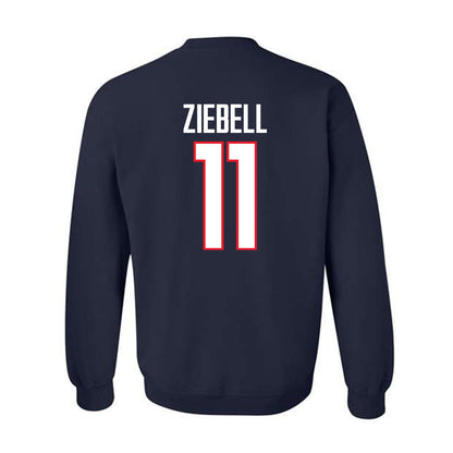 UConn - NCAA Women's Basketball : Allie Ziebell - Big East Champs Classic Fashion Shersey Crewneck Sweatshirt-1