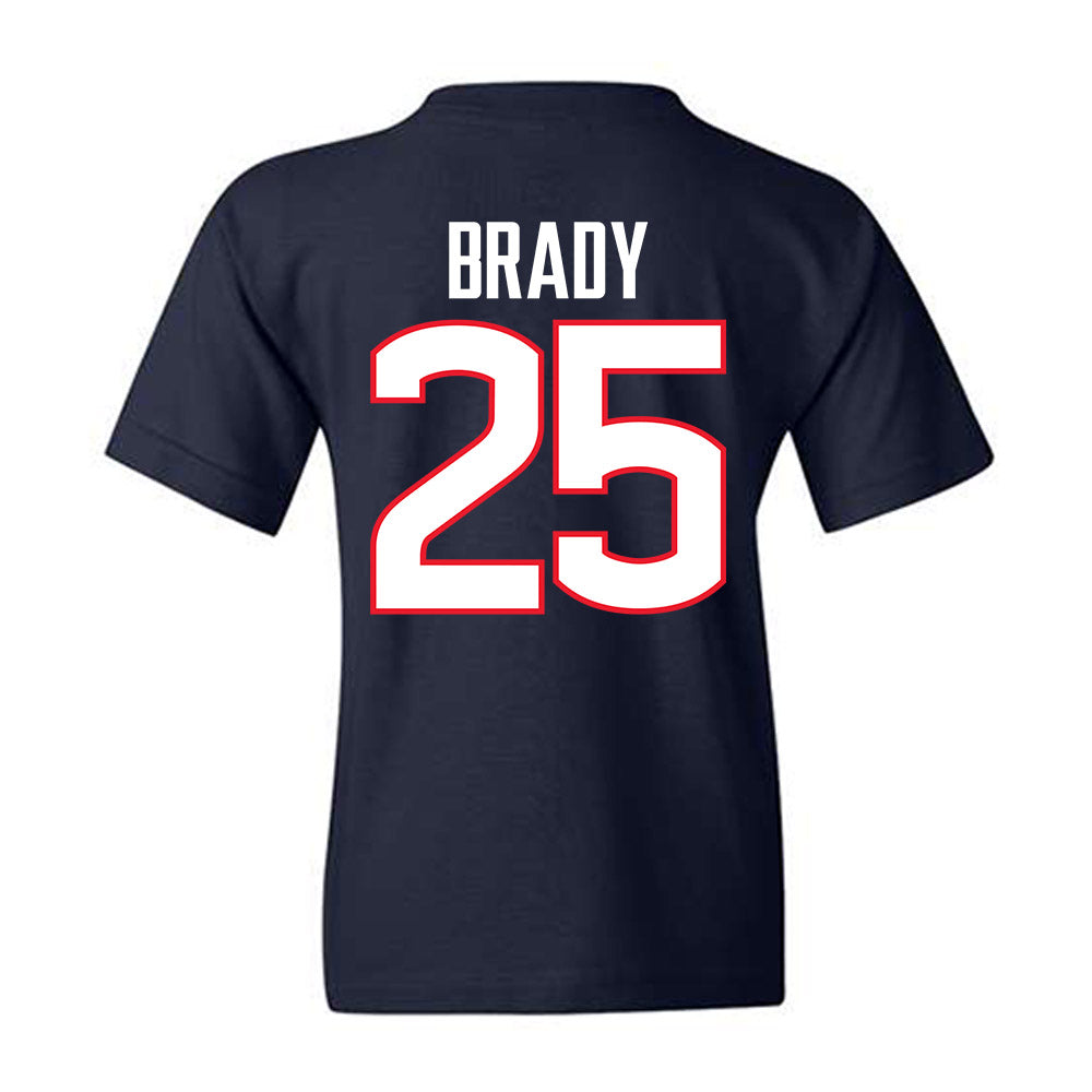 UConn - NCAA Women's Basketball : Ice Brady - Big East Champs Classic Fashion Shersey Youth T-Shirt-1