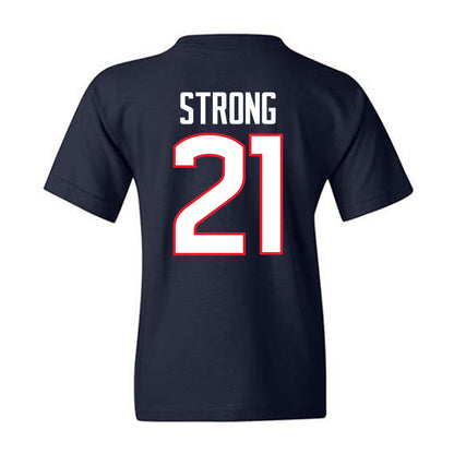 UConn - NCAA Women's Basketball : Sarah Strong - Big East Champs Classic Fashion Shersey Youth T-Shirt-1