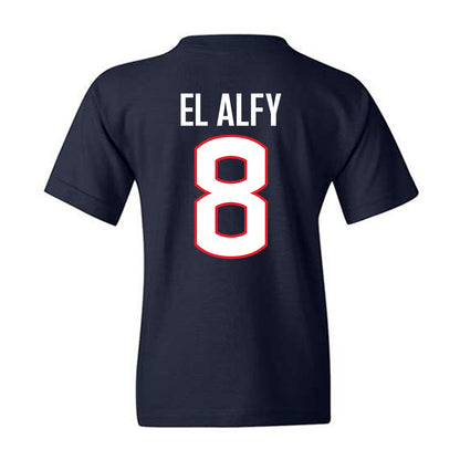 UConn - NCAA Women's Basketball : Jana El Alfy - Big East Champs Classic Fashion Shersey Youth T-Shirt-1