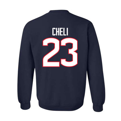 UConn - NCAA Women's Basketball : Morgan Cheli - Big East Champs Classic Fashion Shersey Crewneck Sweatshirt-1