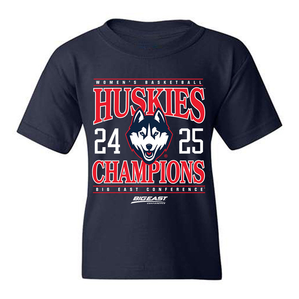 UConn - NCAA Women's Basketball : Ice Brady - Big East Champs Classic Fashion Shersey Youth T-Shirt-0