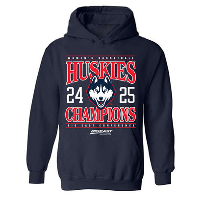 UConn - NCAA Women's Basketball : Sarah Strong - Big East Champs Classic Fashion Shersey Hooded Sweatshirt-0