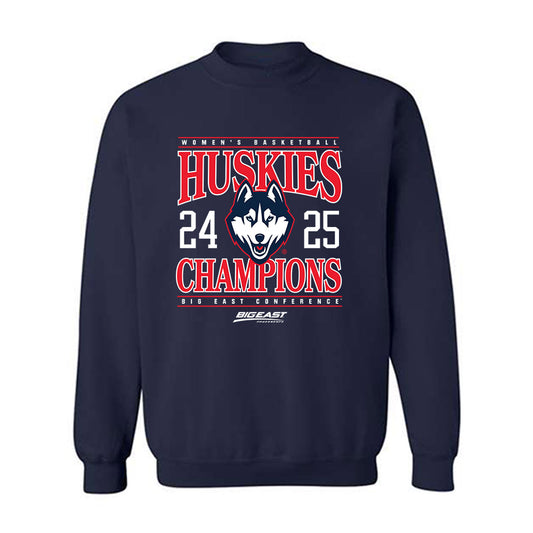 UConn - NCAA Women's Basketball : Ashlynn Shade - Big East Champs Classic Fashion Shersey Crewneck Sweatshirt-0
