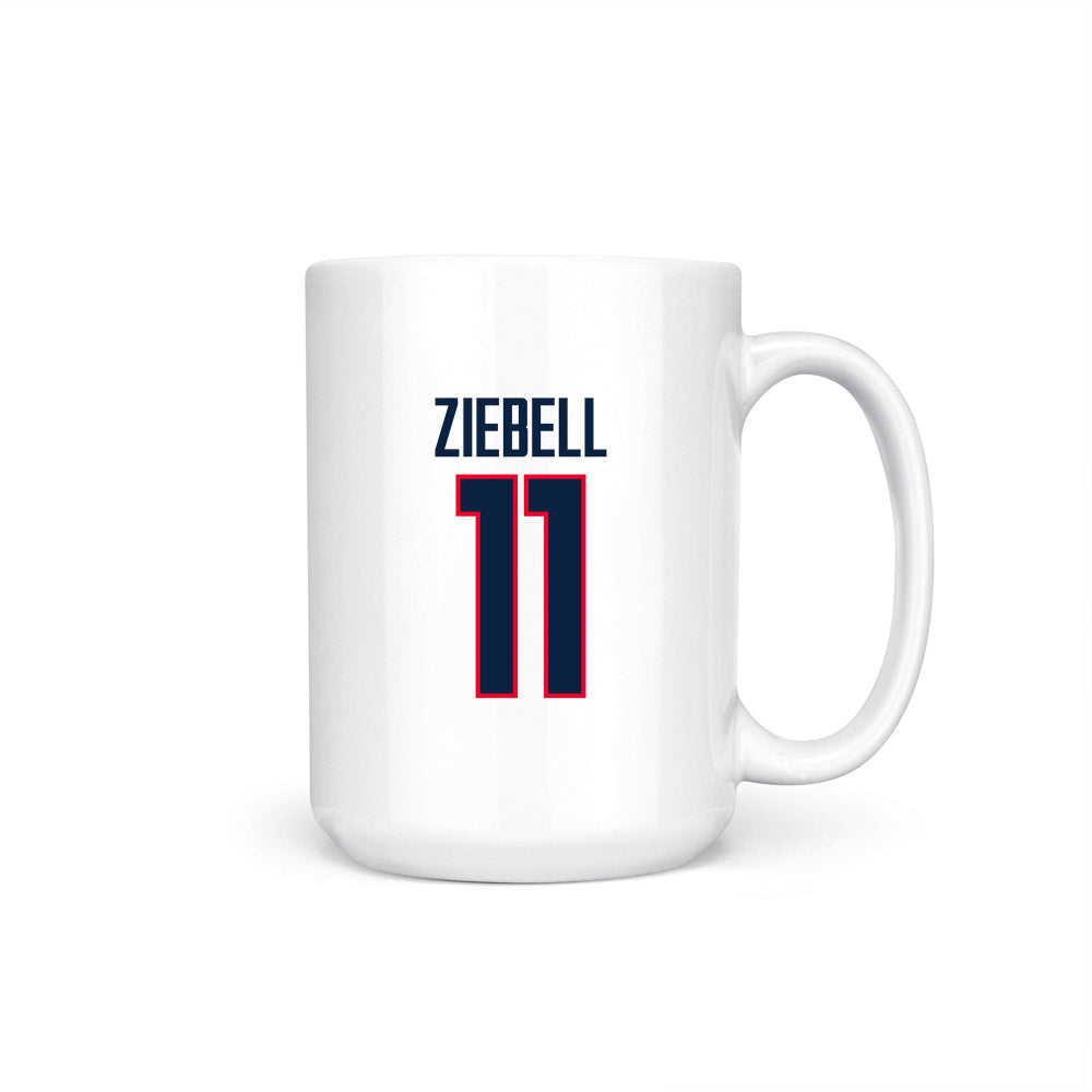 UConn - NCAA Women's Basketball : Allie Ziebell - Big East Champs Mug Coffee Mug-0