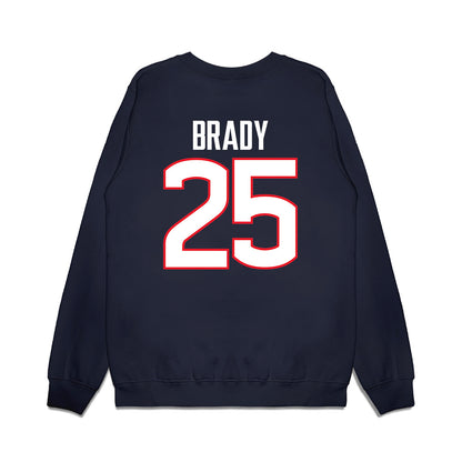 UConn - NCAA Women's Basketball : Ice Brady - National Champs Classic Shersey Premium Crewneck Sweatshirt-1