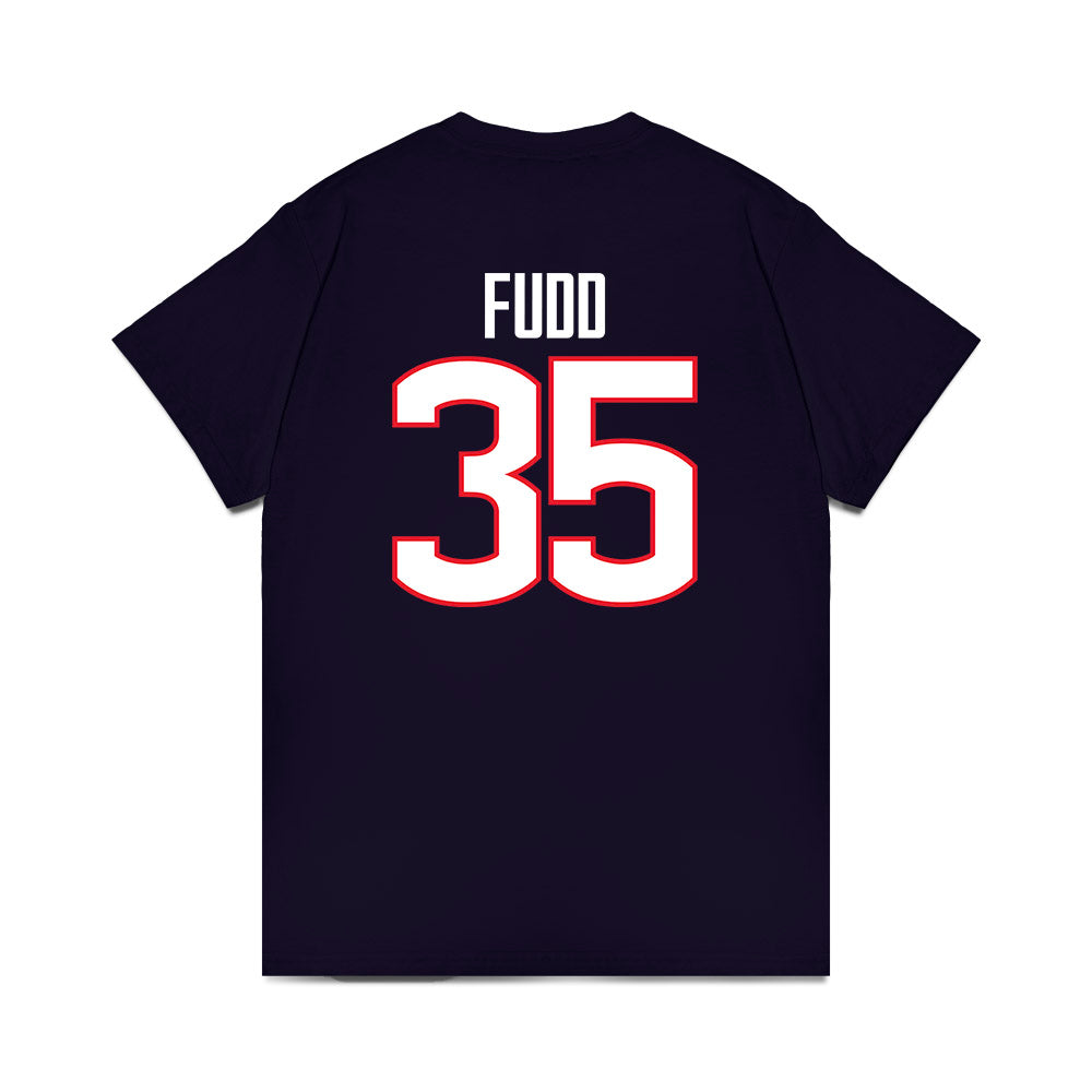 UConn - NCAA Women's Basketball : Azzi Fudd - National Champs Classic Shersey Premium T-Shirt-1