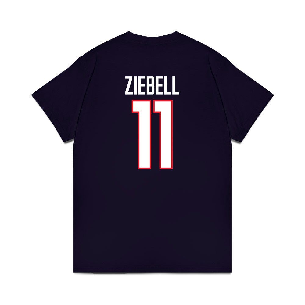 UConn - NCAA Women's Basketball : Allie Ziebell - National Champs Classic Shersey Premium T-Shirt-1