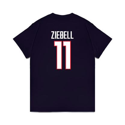 UConn - NCAA Women's Basketball : Allie Ziebell - National Champs Classic Shersey Premium T-Shirt-1