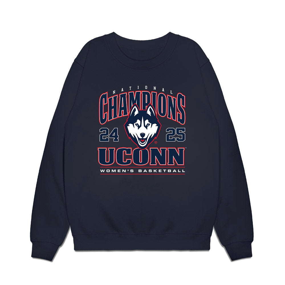 UConn - NCAA Women's Basketball : Morgan Cheli - National Champs Classic Shersey Premium Crewneck Sweatshirt-0