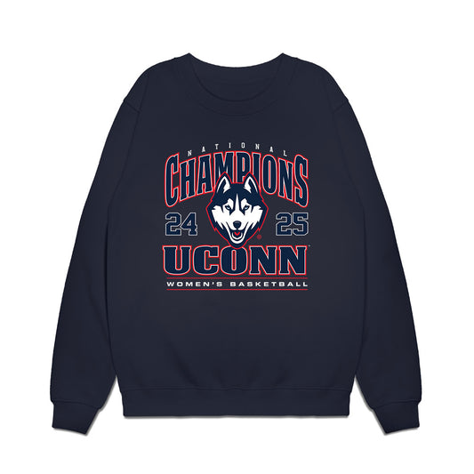 UConn - NCAA Women's Basketball : Morgan Cheli - National Champs Classic Shersey Premium Crewneck Sweatshirt-0