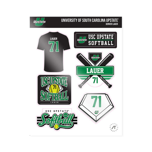 USC Upstate - NCAA Softball : Denver Lauer - Sticker Sheet-0