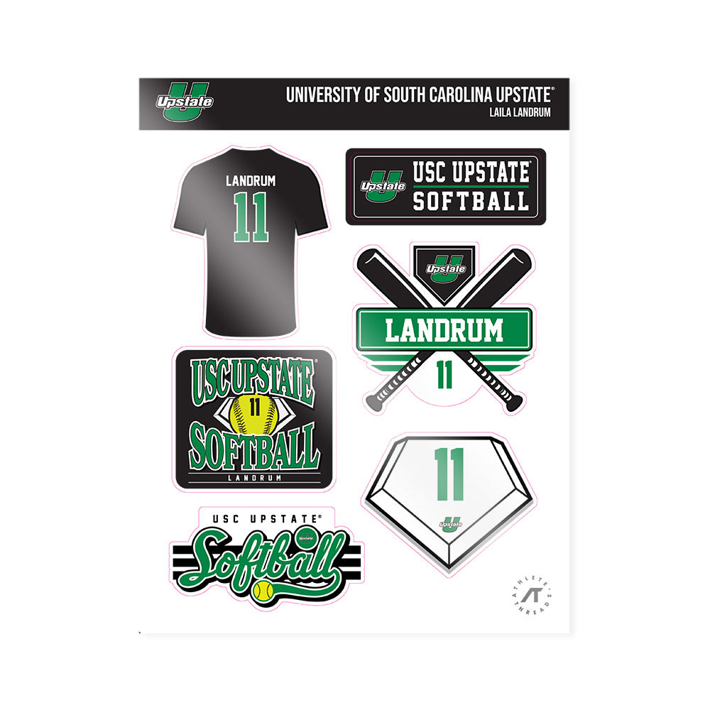 USC Upstate - NCAA Softball : Laila Landrum - Sticker Sheet-0