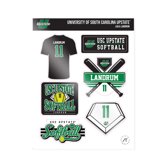 USC Upstate - NCAA Softball : Laila Landrum - Sticker Sheet-0
