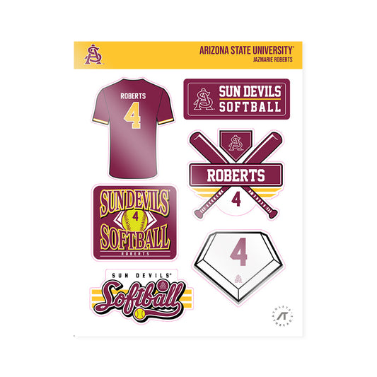 Arizona State - NCAA Softball : Jazmarie Roberts - Sticker Sheet-0