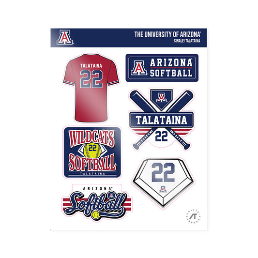 Arizona - NCAA Softball : Sinalei Talataina - Sticker Sheet-0