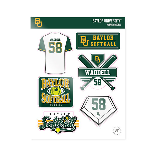 Baylor - NCAA Softball : Averie Waddell - Sticker Sheet-0