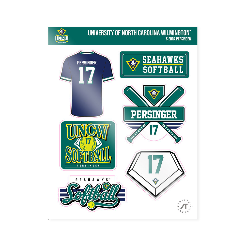 UNC Wilmington - NCAA Softball : Sierra Persinger - Sticker Sheet-0