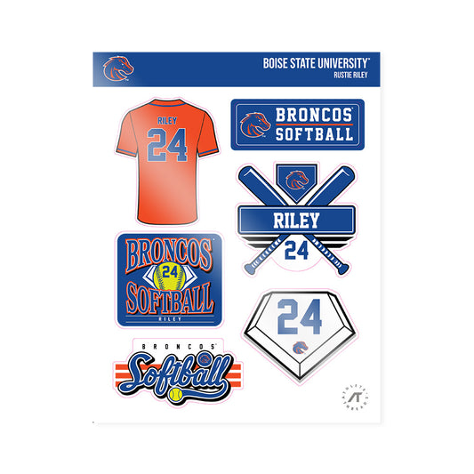 Boise State - NCAA Softball : Rustie Riley - Sticker Sheet-0
