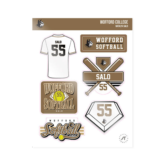 Wofford - NCAA Softball : Natalya Salo - Sticker Sheet-0