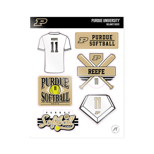 Purdue - NCAA Softball : Delaney Reefe - Sticker Sheet-0