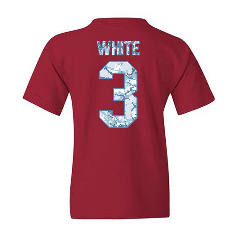 Alabama - NCAA Softball : Kristen White - Hydrobama™ Youth T-Shirt-1