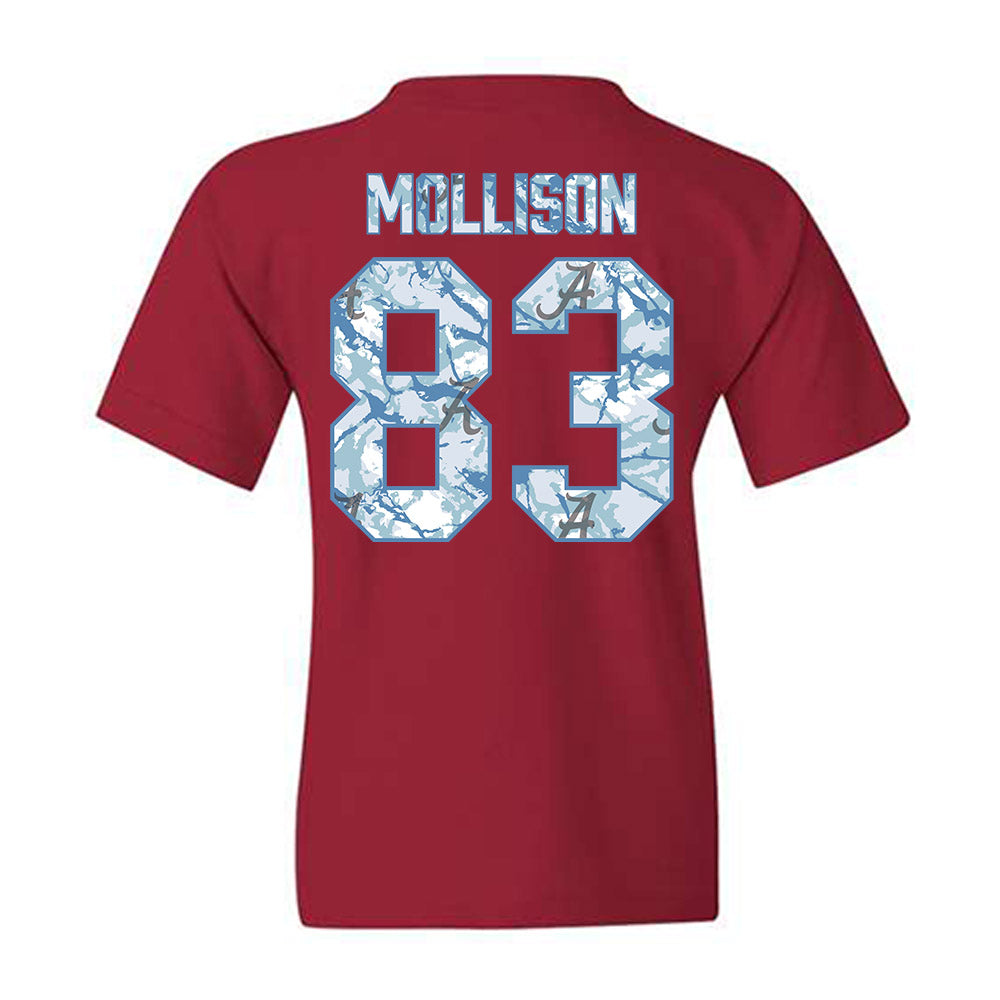 Alabama - NCAA Football : Cooper Mollison - Hydrobama™ Youth T-Shirt-1
