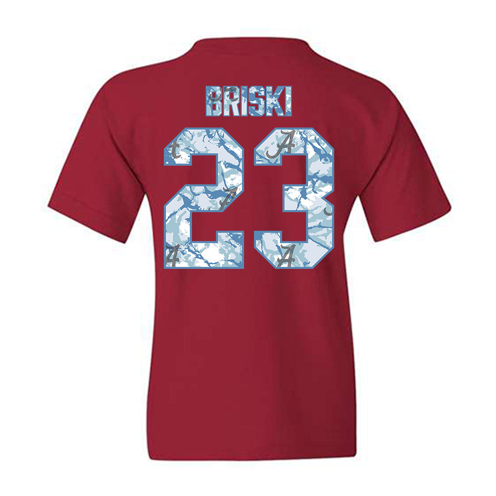 Alabama - NCAA Softball : Jocelyn Briski - Hydrobama™ Youth T-Shirt-1